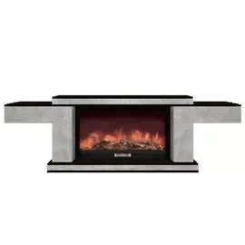 Электрокамин с широким очагом 2D Glenrich