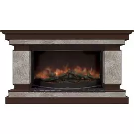 Электрокамин с широким очагом 2D Glenrich