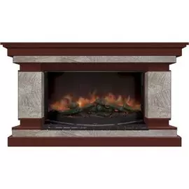 Электрокамин с широким очагом 2D Glenrich