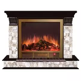 Электрокамин с широким очагом 2D Glenrich