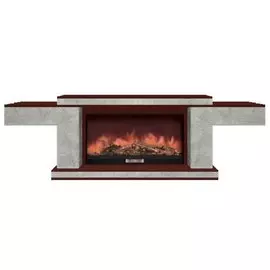 Электрокамин с широким очагом 2D Glenrich