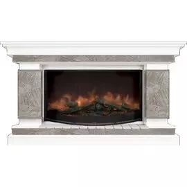 Электрокамин с широким очагом 2D Glenrich