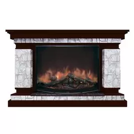 Электрокамин с широким очагом 2D Glenrich