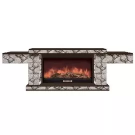 Электрокамин с широким очагом 2D Glenrich