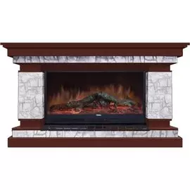 Электрокамин с широким очагом 2D Glenrich