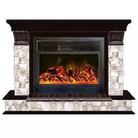Электрокамин с широким очагом 2D Glenrich