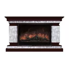 Электрокамин с широким очагом 2D Glenrich