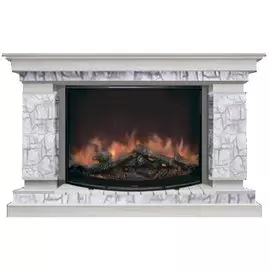 Электрокамин с широким очагом 2D Glenrich