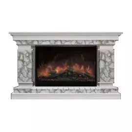 Электрокамин с широким очагом 2D Glenrich