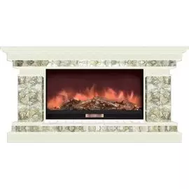 Электрокамин с широким очагом 2D Glenrich