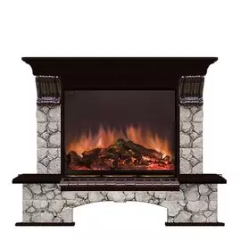 Электрокамин с широким очагом 2D Glenrich