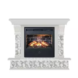 Электрокамин с широким очагом 3D Glenrich