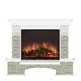 Электрокамин с широким очагом 2D Glenrich