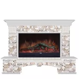 Электрокамин с широким очагом 2D Glenrich