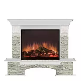 Электрокамин с широким очагом 2D Glenrich