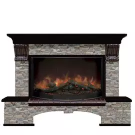 Электрокамин с широким очагом 2D Glenrich