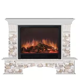 Электрокамин с широким очагом 2D Glenrich