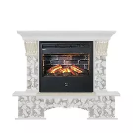 Электрокамин с широким очагом 3D Glenrich