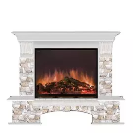 Электрокамин с широким очагом 2D Glenrich