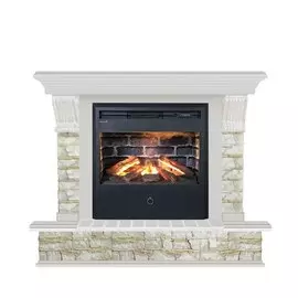 Электрокамин с широким очагом 3D Glenrich