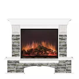 Электрокамин с широким очагом 2D Glenrich