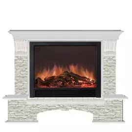 Электрокамин с широким очагом 2D Glenrich