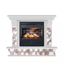Электрокамин с широким очагом 3D Glenrich