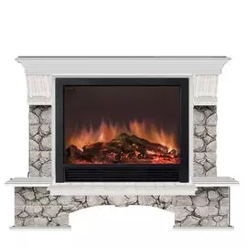 Электрокамин с широким очагом 2D Glenrich