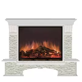Электрокамин с широким очагом 2D Glenrich