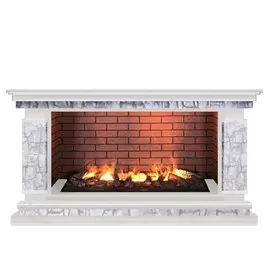 Электрокамин с широким очагом 3D Glenrich