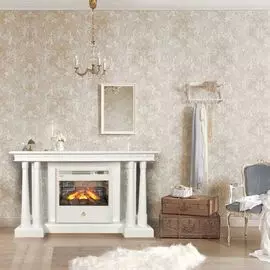 Электрокамин с широким очагом 3D Glenrich