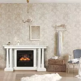 Электрокамин с широким очагом 3D Glenrich