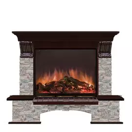 Электрокамин с широким очагом 2D Glenrich