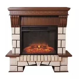 Электрокамин с широким очагом 2D InterFlame