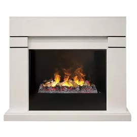 Электрокамин с широким очагом 3D Real-Flame