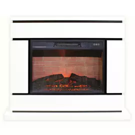 Электрокамин с широким очагом 2D Real-Flame