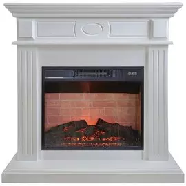 Электрокамин с широким очагом 2D Real-Flame