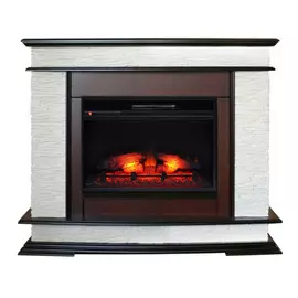 Электрокамин с широким очагом 2D Real-Flame