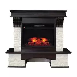 Электрокамин с широким очагом 2D Real-Flame