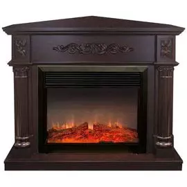 Электрокамин с широким очагом 2D Real-Flame