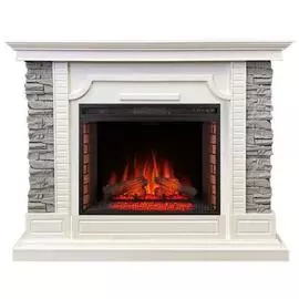 Электрокамин с широким очагом 2D Royal Flame