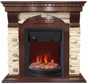 Электрокамин с классическим очагом 2D Elekam