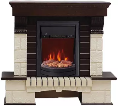 Электрокамин с классическим очагом 2D Elekam