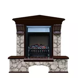 Электрокамин с классическим очагом 2D Glenrich
