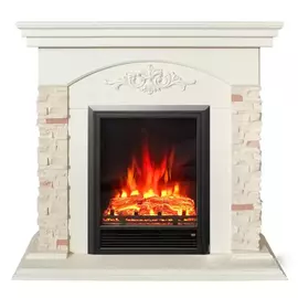 Электрокамин с классическим очагом 2D Real-Flame