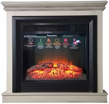 Электрокамин с классическим очагом 3D InterFlame