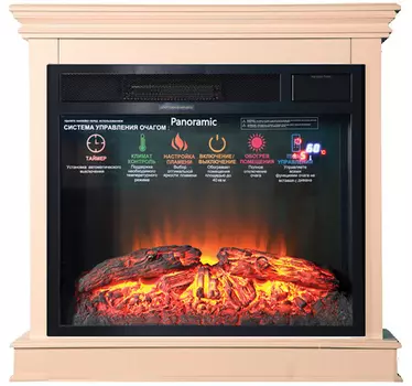 Электрокамин с классическим очагом 3D InterFlame