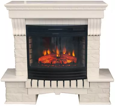 Электрокамин с классическим очагом 3D InterFlame