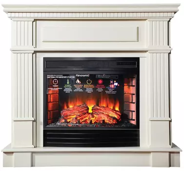 Электрокамин с классическим очагом 3D InterFlame