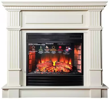 Электрокамин с классическим очагом 3D InterFlame